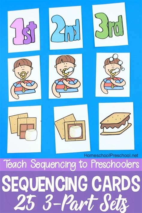 preschool sequence pictures.